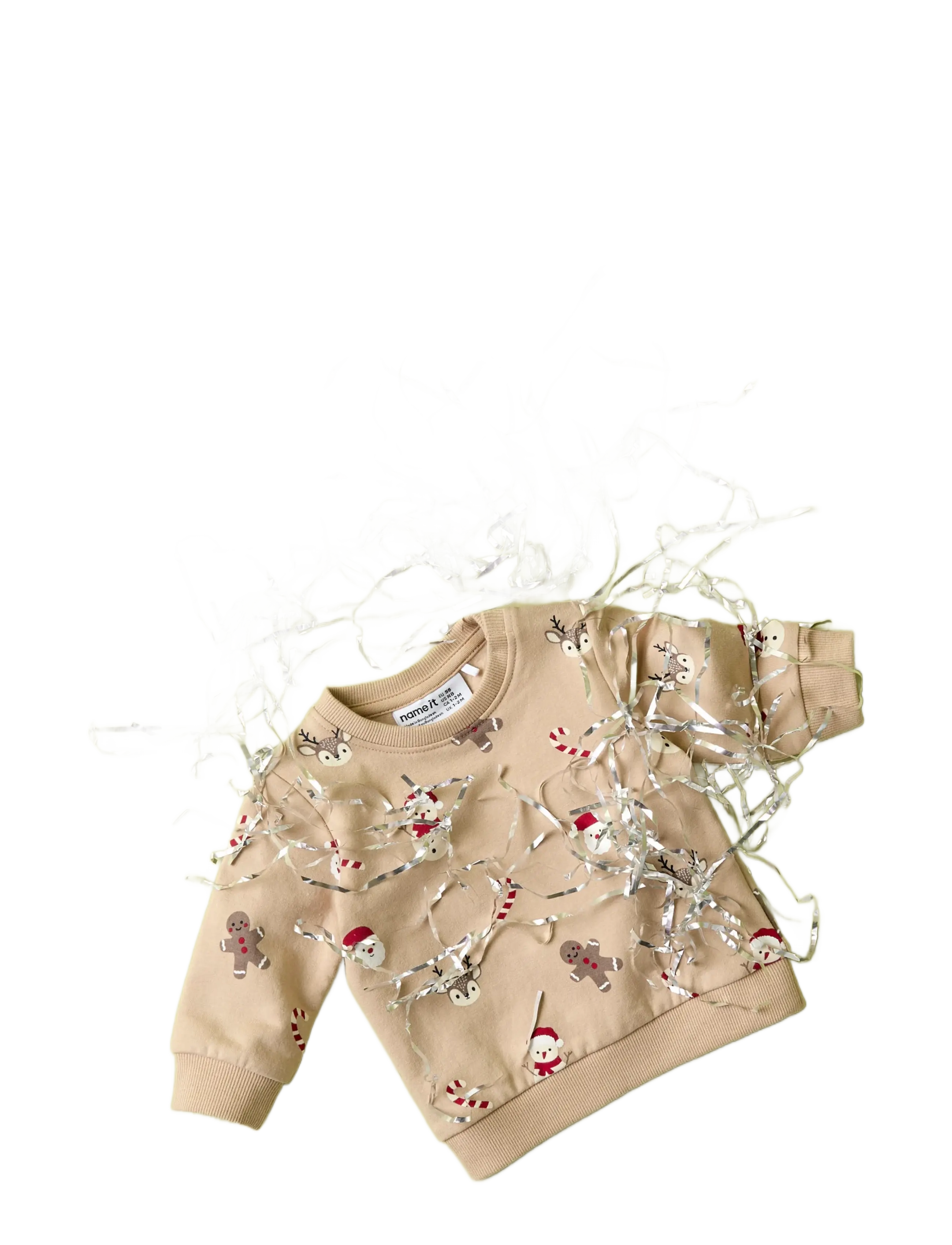 name it - NBNRULLER LS SWEAT BRU - sweatshirts - sesame - 2