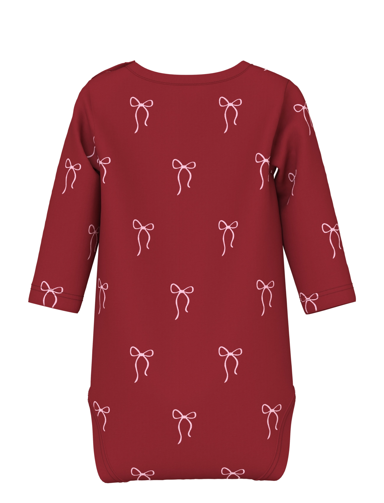 name it - NBFRATIA LS BODY BOX - pikkade varrukatega bodid - red dahlia - 1
