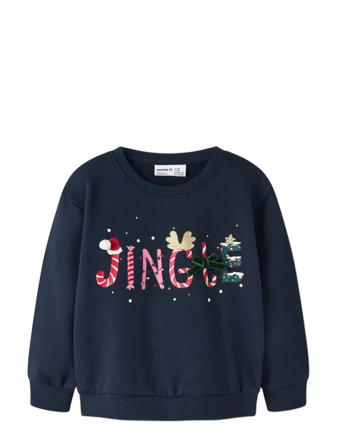 name it - NMFPOLMAX LS NREG SWEAT BRU BOX - dressipluusid - navy blazer - 2