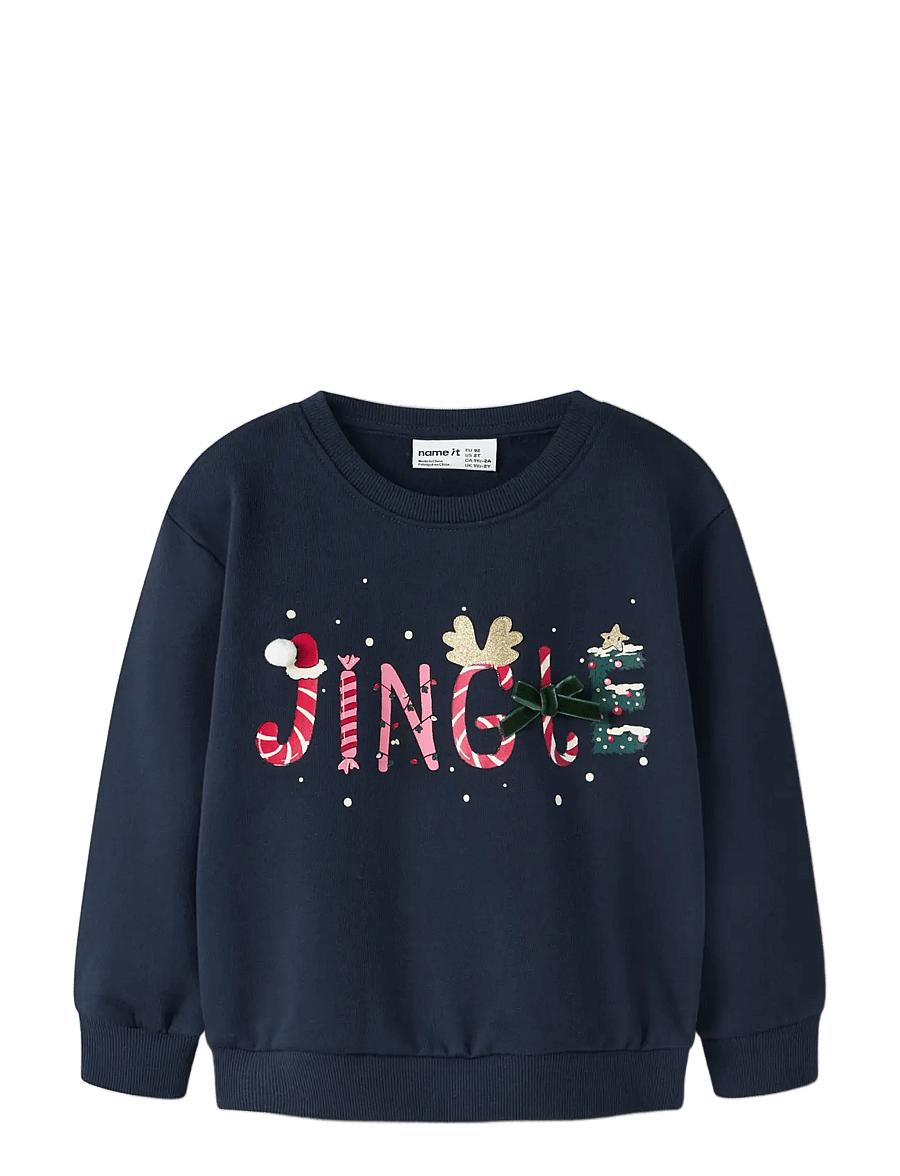 name it - NMFPOLMAX LS NREG SWEAT BRU BOX - dressipluusid - navy blazer - 2