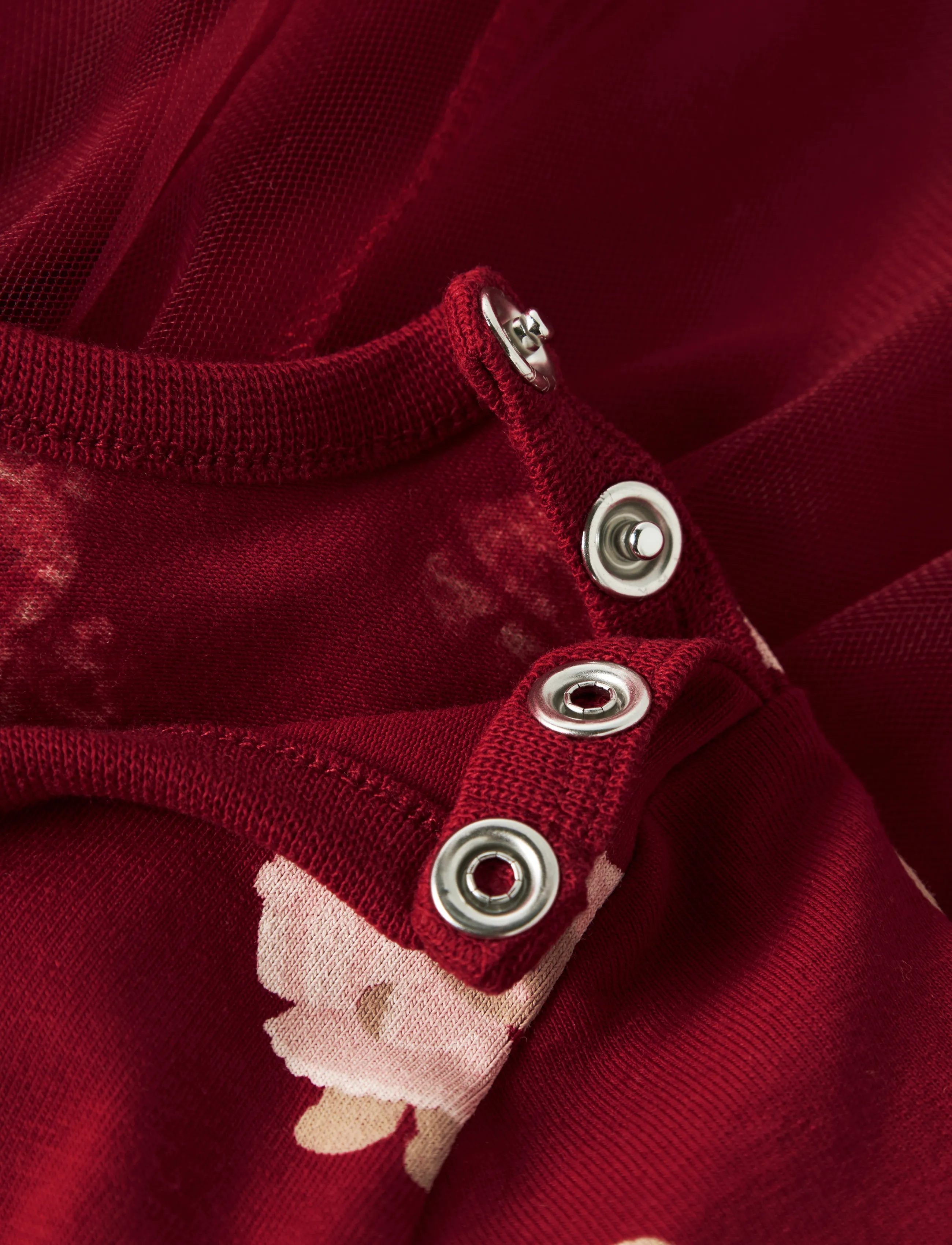 name it - NBFRATIA LS DRESS - langärmelige babykleider - red dahlia - 3