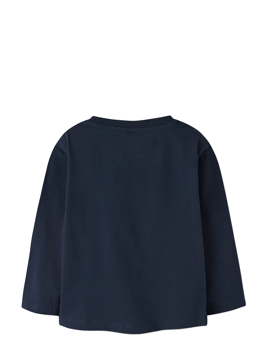 name it - NMFREPOLER LS NREG TOP BOX - langärmelig - navy blazer - 1