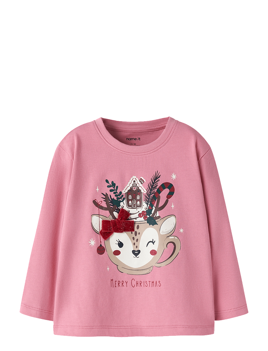 name it - NMFREPOLER LS NREG TOP BOX - langärmelig - wild rose - 0