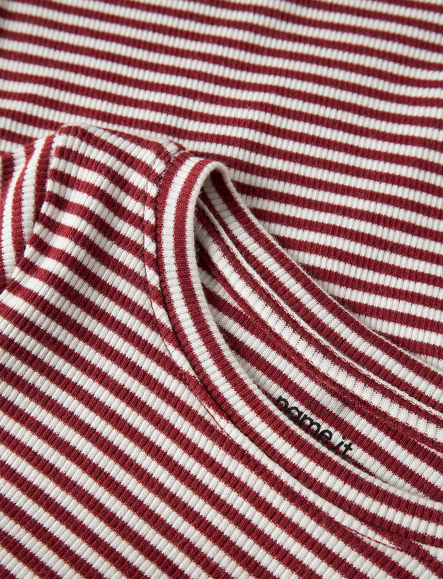 name it - NMNDAB M LS XSL TOP - langærmede t-shirts - red dahlia - 3