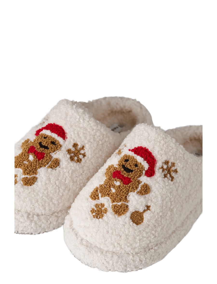 name it - NMNRIJULLE SLIPPER - hausschuhe - antique white - 0