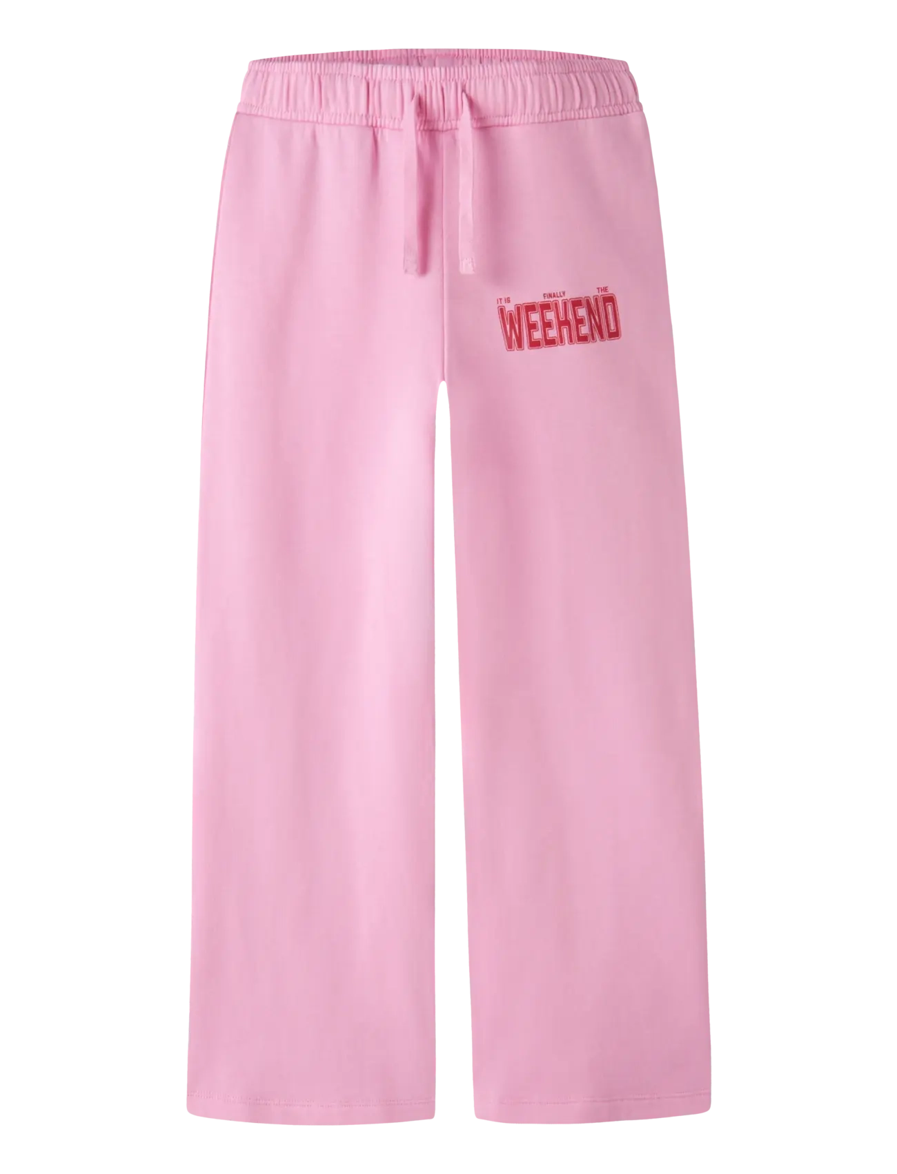 name it NKFLIOCA WIDE SWEAT PANT BRU - Hosen - BEGONIA PINK / pink/rose