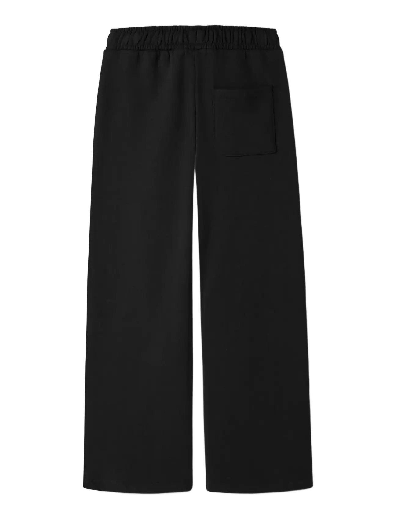 name it - NKFLIOCA WIDE SWEAT PANT BRU - mjukisbyxor - black - 1