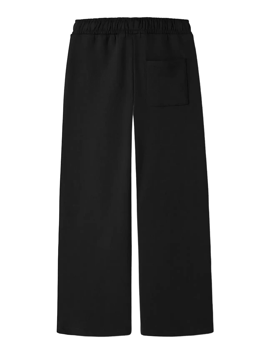 name it - NKFLIOCA WIDE SWEAT PANT BRU - mjukisbyxor - black - 1