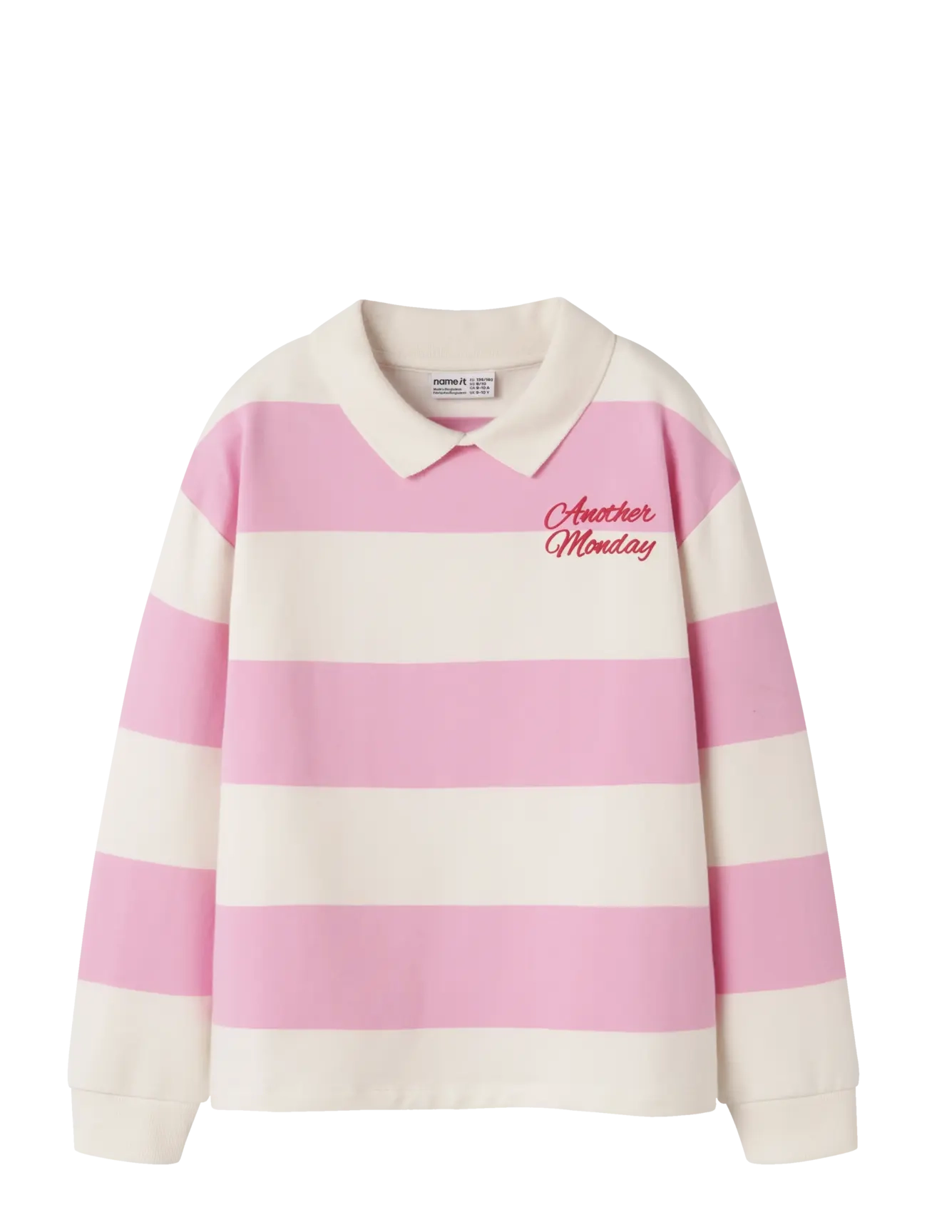 name it NKFLITOPOL LS RLX POLO SWEAT - Sweatshirts & Kapuzenpullover - BEGONIA PINK / pink/rose
