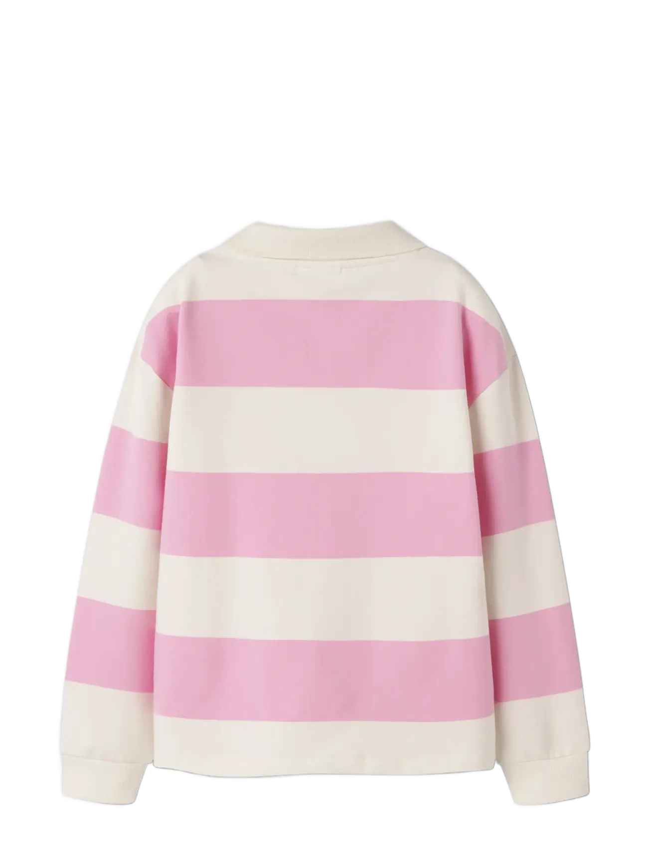 name it - NKFLITOPOL LS RLX POLO SWEAT - begonia pink - 1