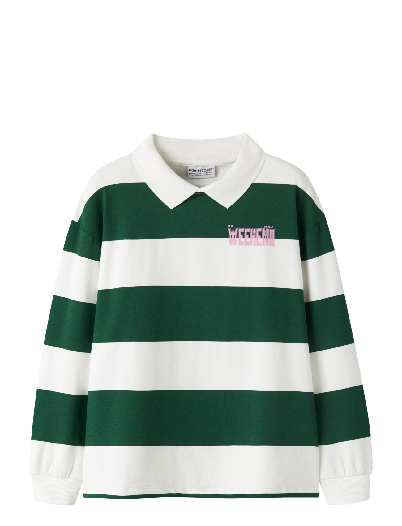 name it NKFLITOPOL LS RLX POLO SWEAT - Neuheiten - EVERGREEN / green