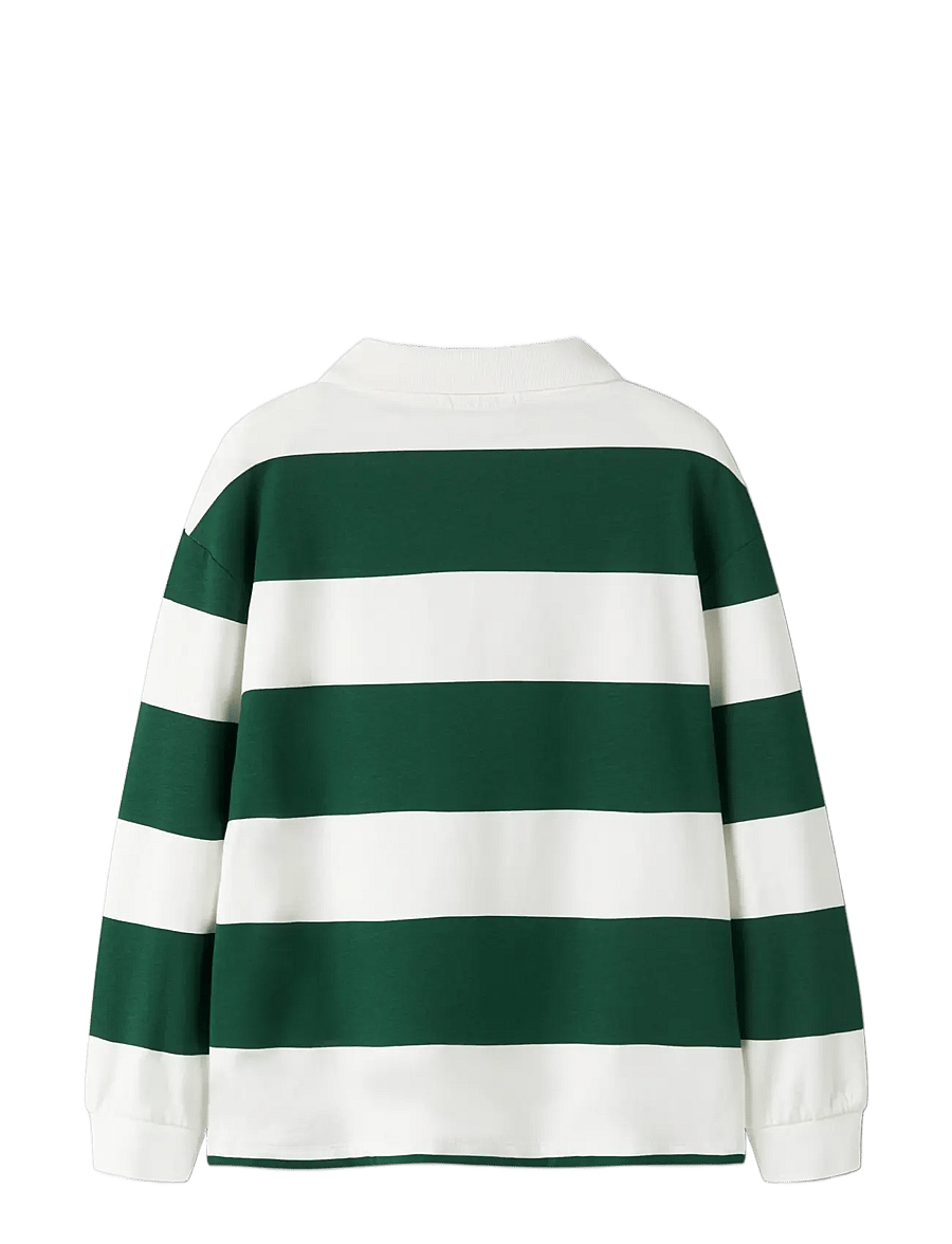 name it - NKFLITOPOL LS RLX POLO SWEAT - evergreen - 1