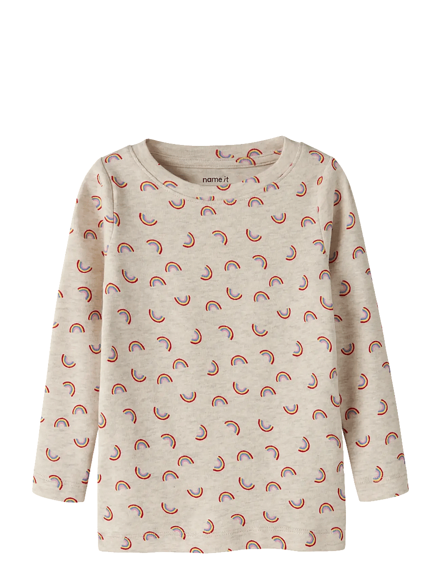 name it - NMFLUFSA XSL LS TOP - peyote melange - 0