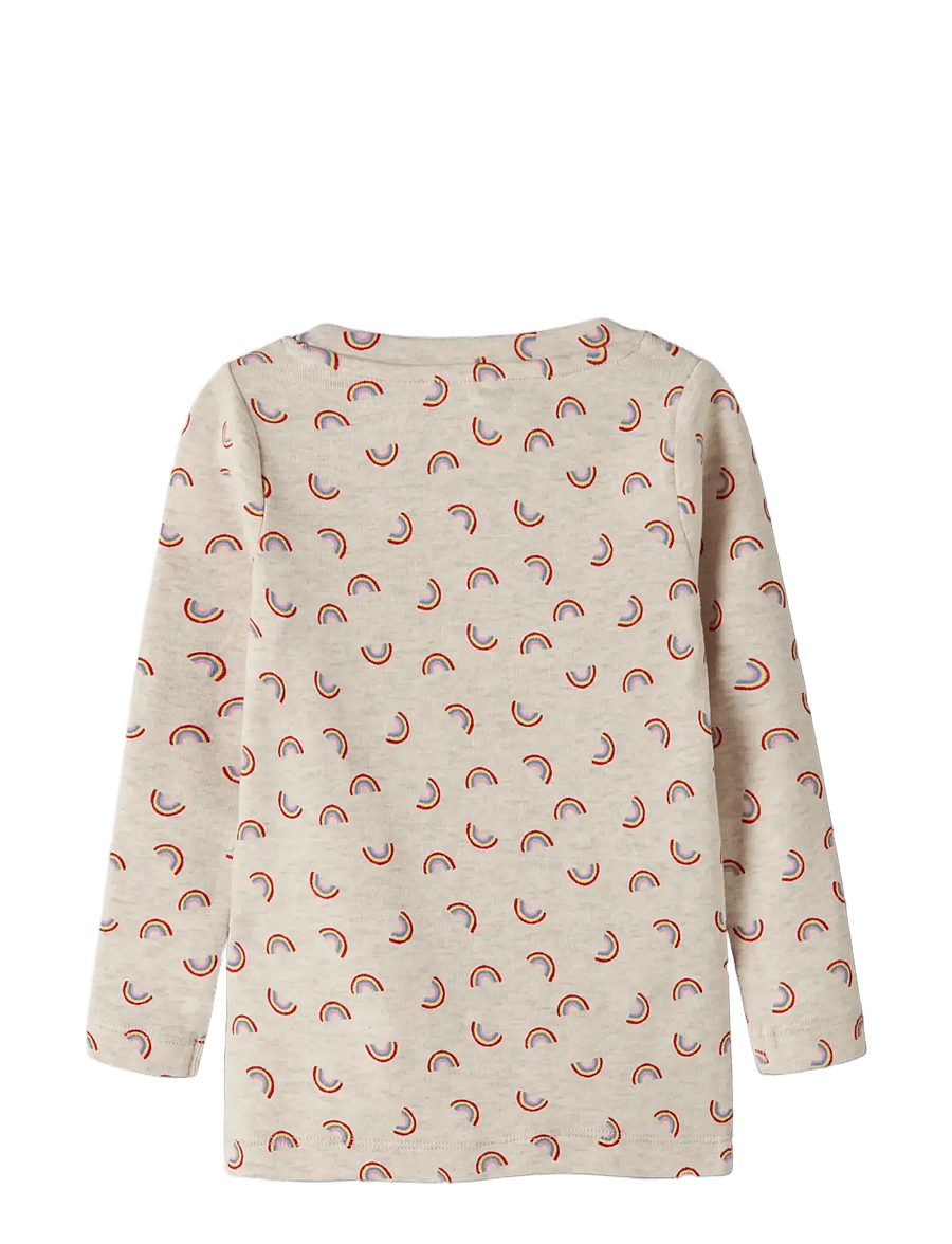 name it - NMFLUFSA XSL LS TOP - peyote melange - 1