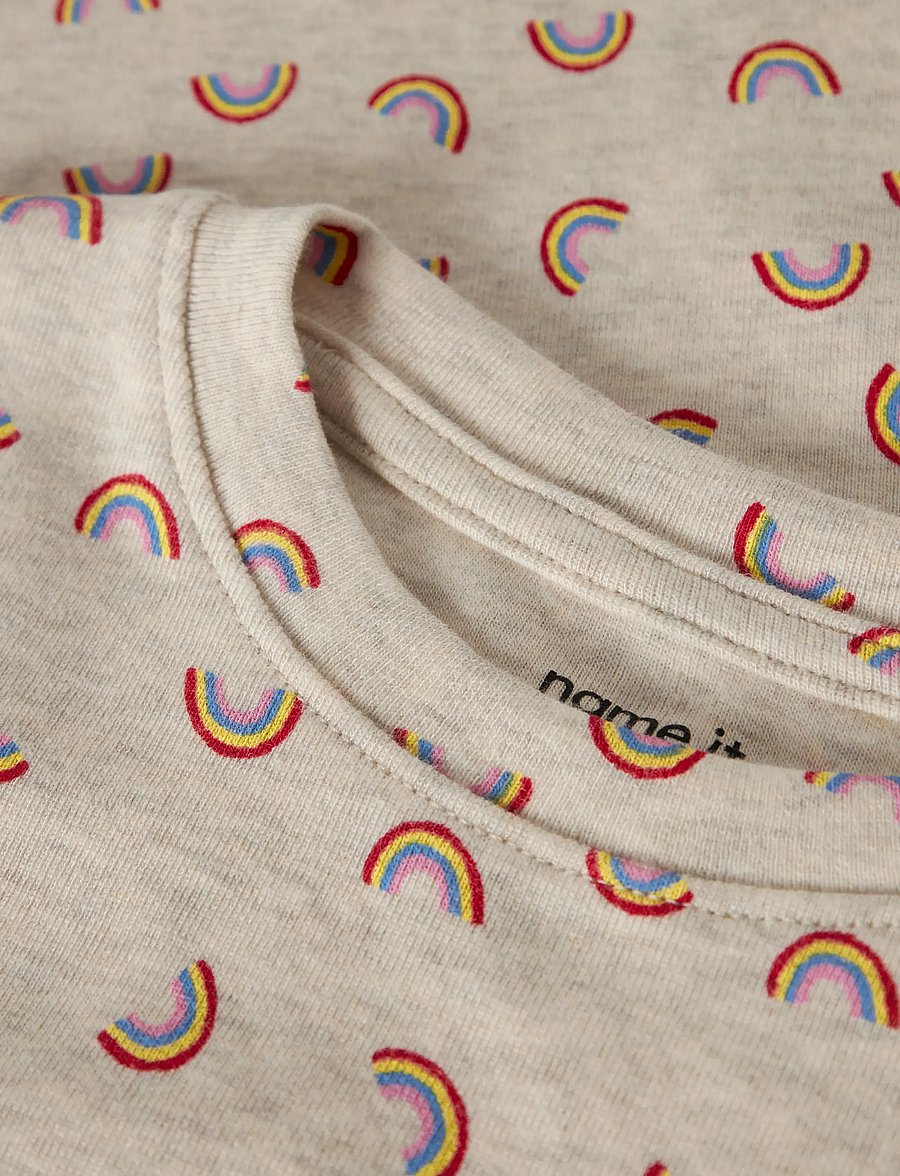 name it - NMFLUFSA XSL LS TOP - peyote melange - 4