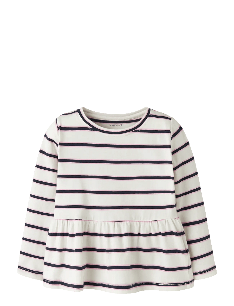 name it - NMFLESTRO LS TOP - langärmelig - cloud dancer - 0