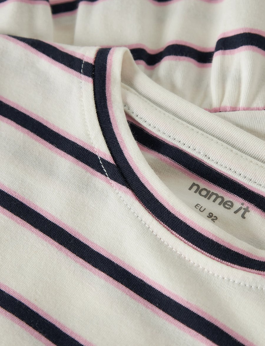 name it - NMFLESTRO LS TOP - langärmelig - cloud dancer - 2
