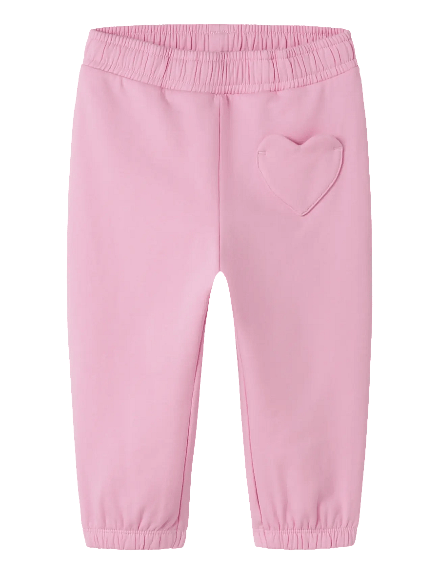 name it - NMFLAUFEY NREG SWEAT PANT BRU - jogginghosen - begonia pink - 0