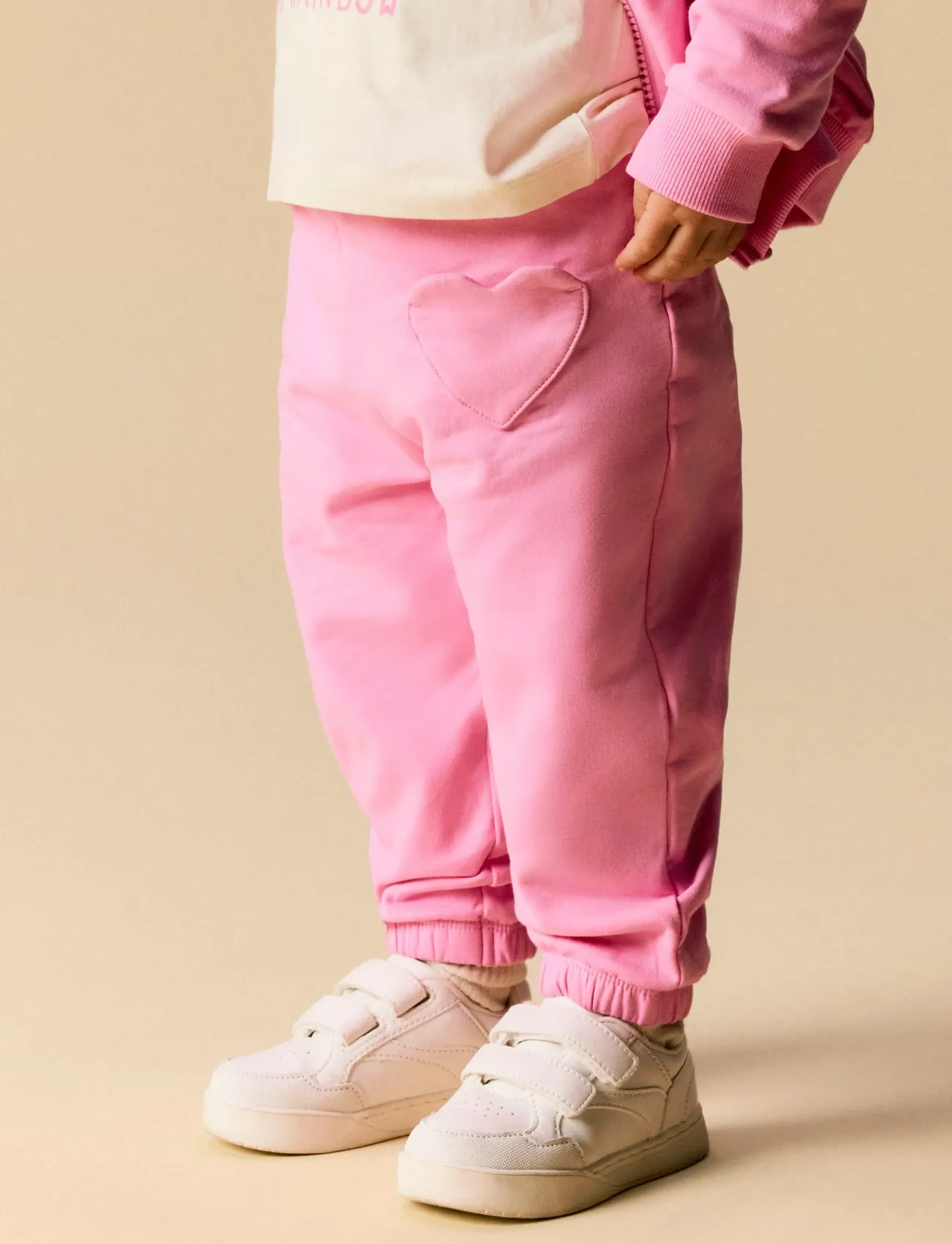 name it - NMFLAUFEY NREG SWEAT PANT BRU - jogginghosen - begonia pink - 3