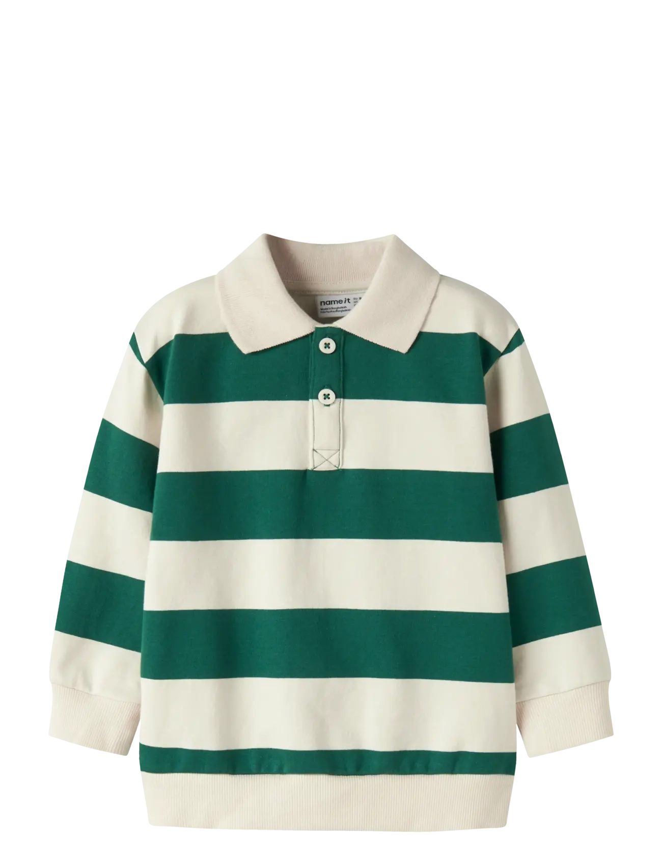 name it NMMLEV LS NREG SWEAT BRU BOX - Neuheiten - EVERGREEN / green