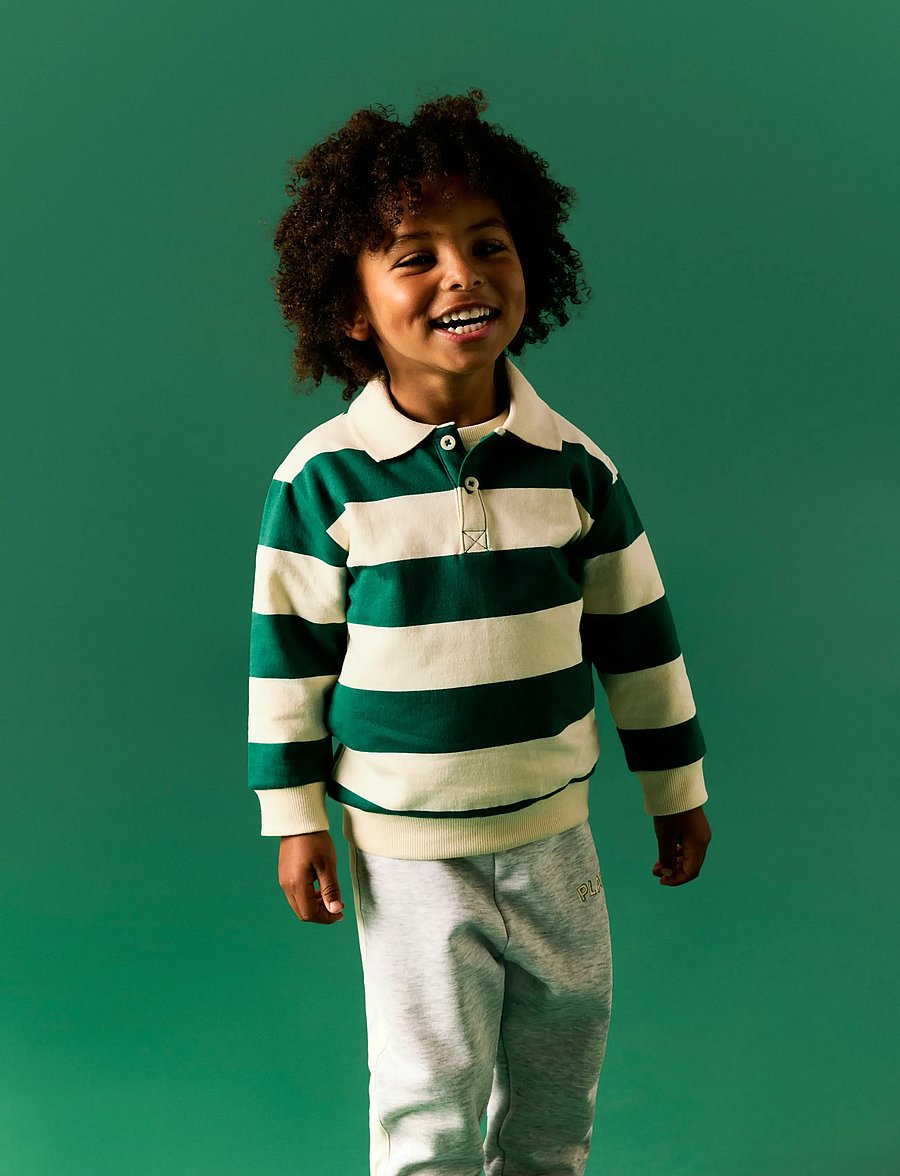 name it - NMMLEV LS NREG SWEAT BRU BOX - långärmade pikéer - evergreen - 3