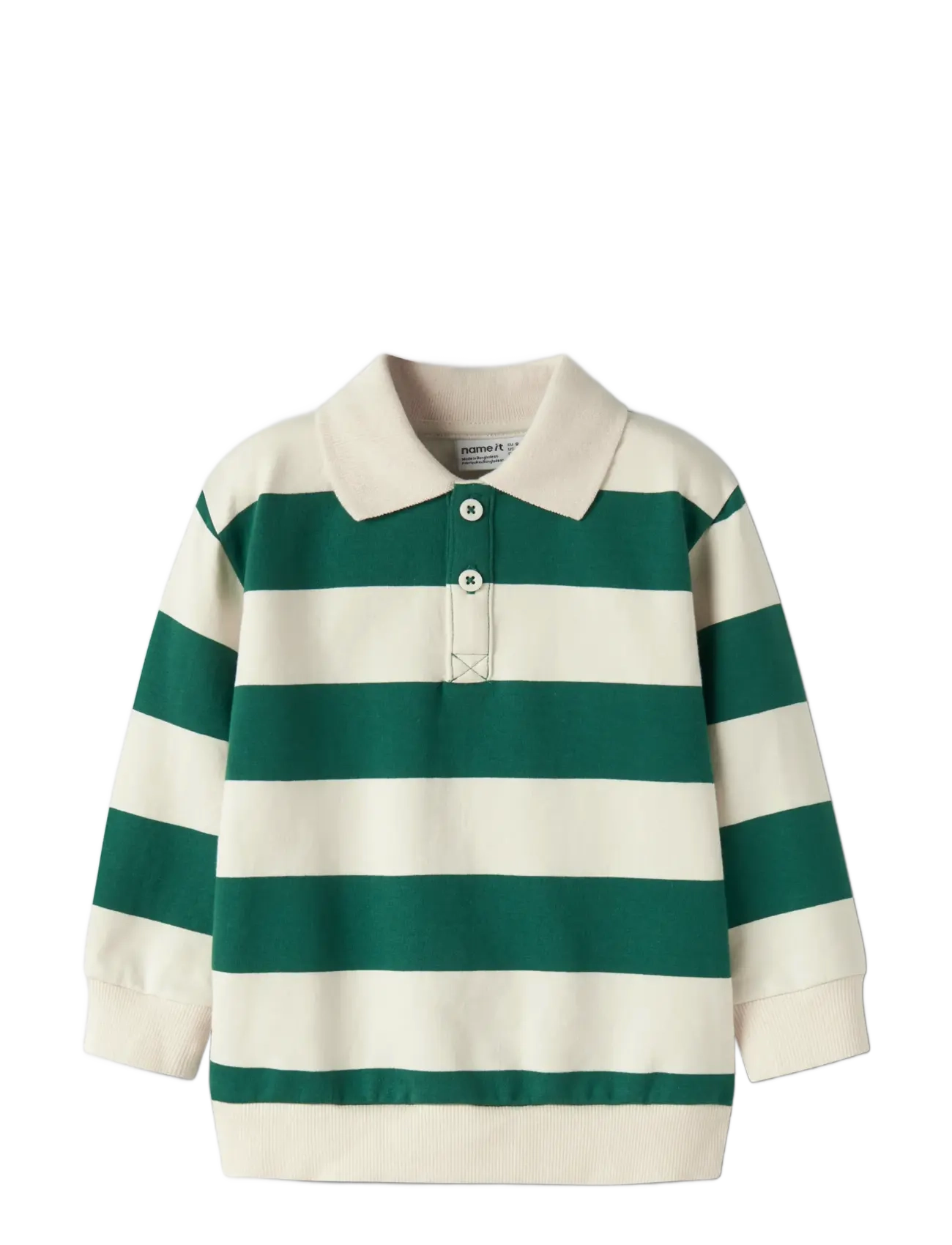 name it - NMMLEV LS NREG SWEAT BRU BOX - evergreen - 2