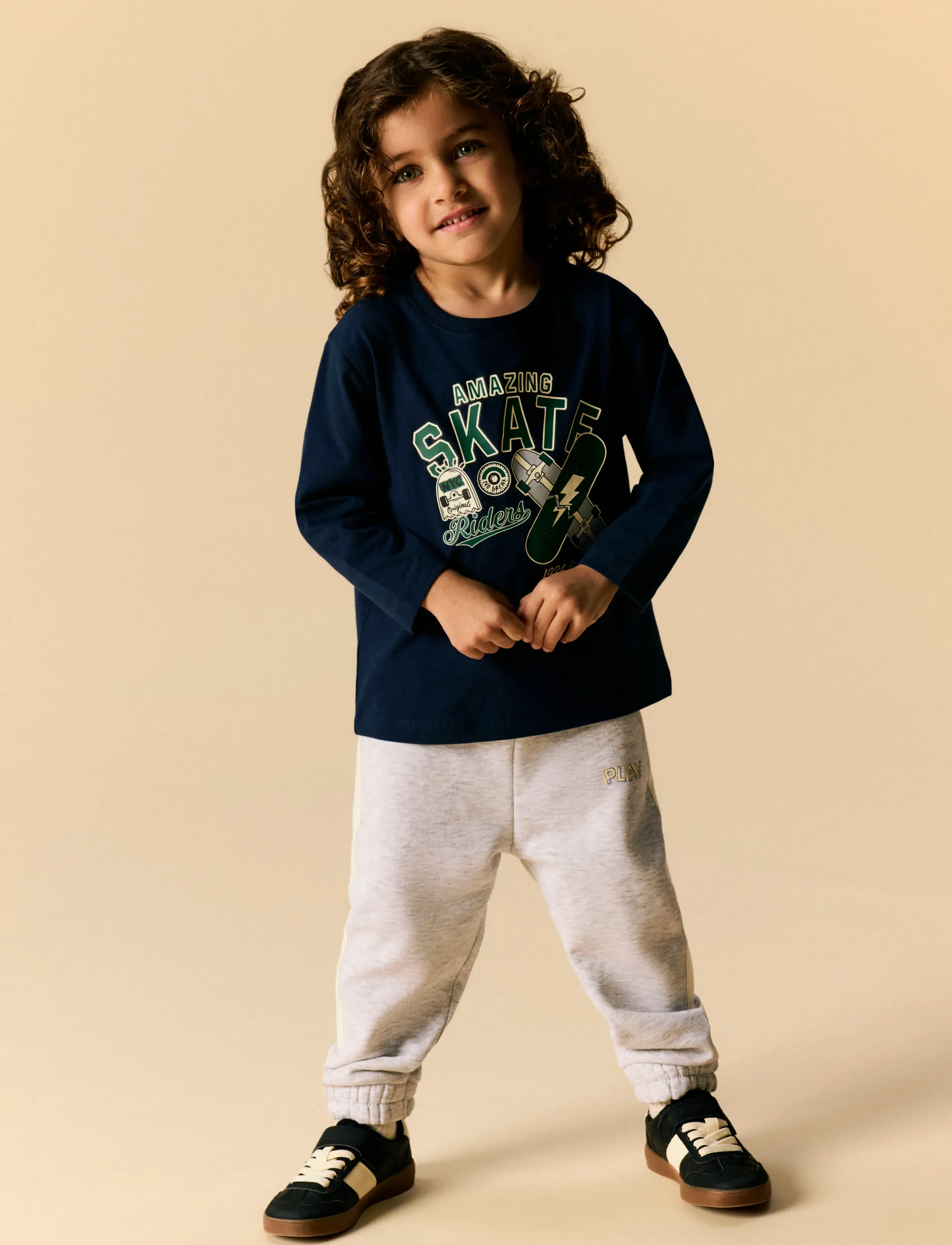 name it - NMMLORCAN NREG SWEAT PANT BRU - light grey melange - 2