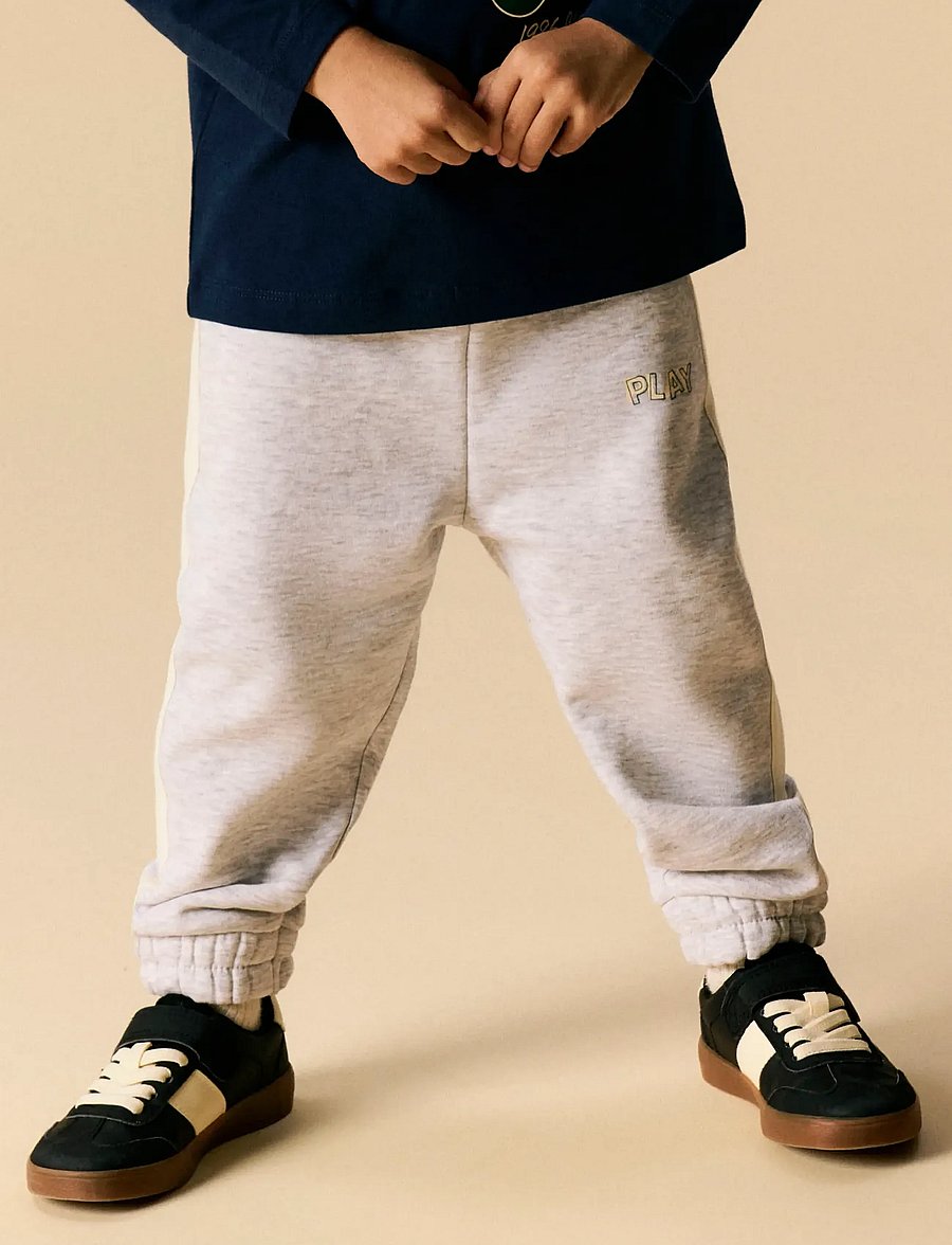 name it - NMMLORCAN NREG SWEAT PANT BRU - light grey melange - 3