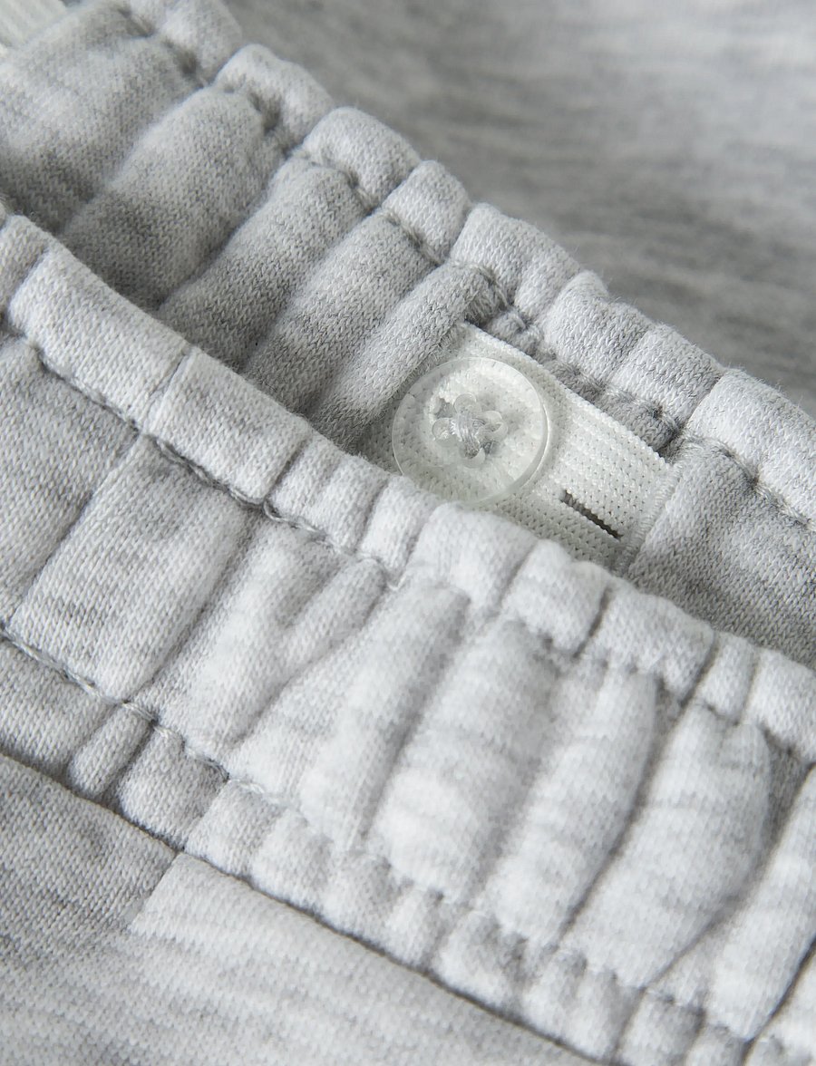 name it - NMMLORCAN NREG SWEAT PANT BRU - light grey melange - 4