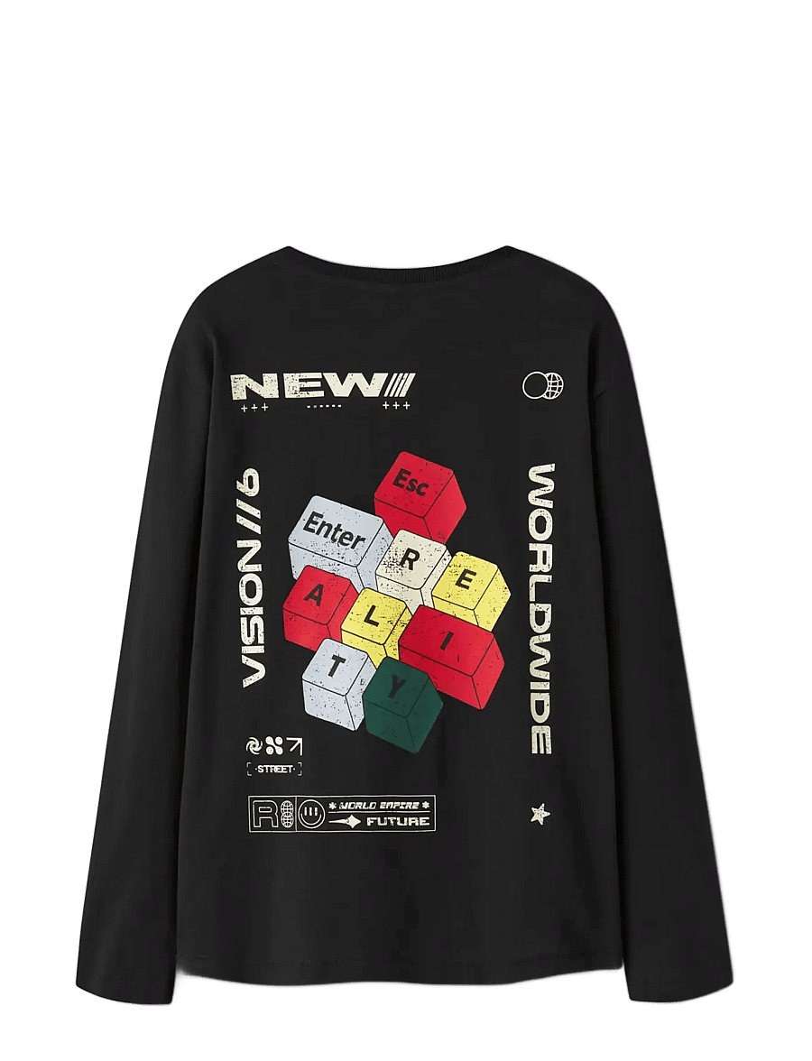 name it - NKMLOWEN LS NREG TOP BOX - black - 1