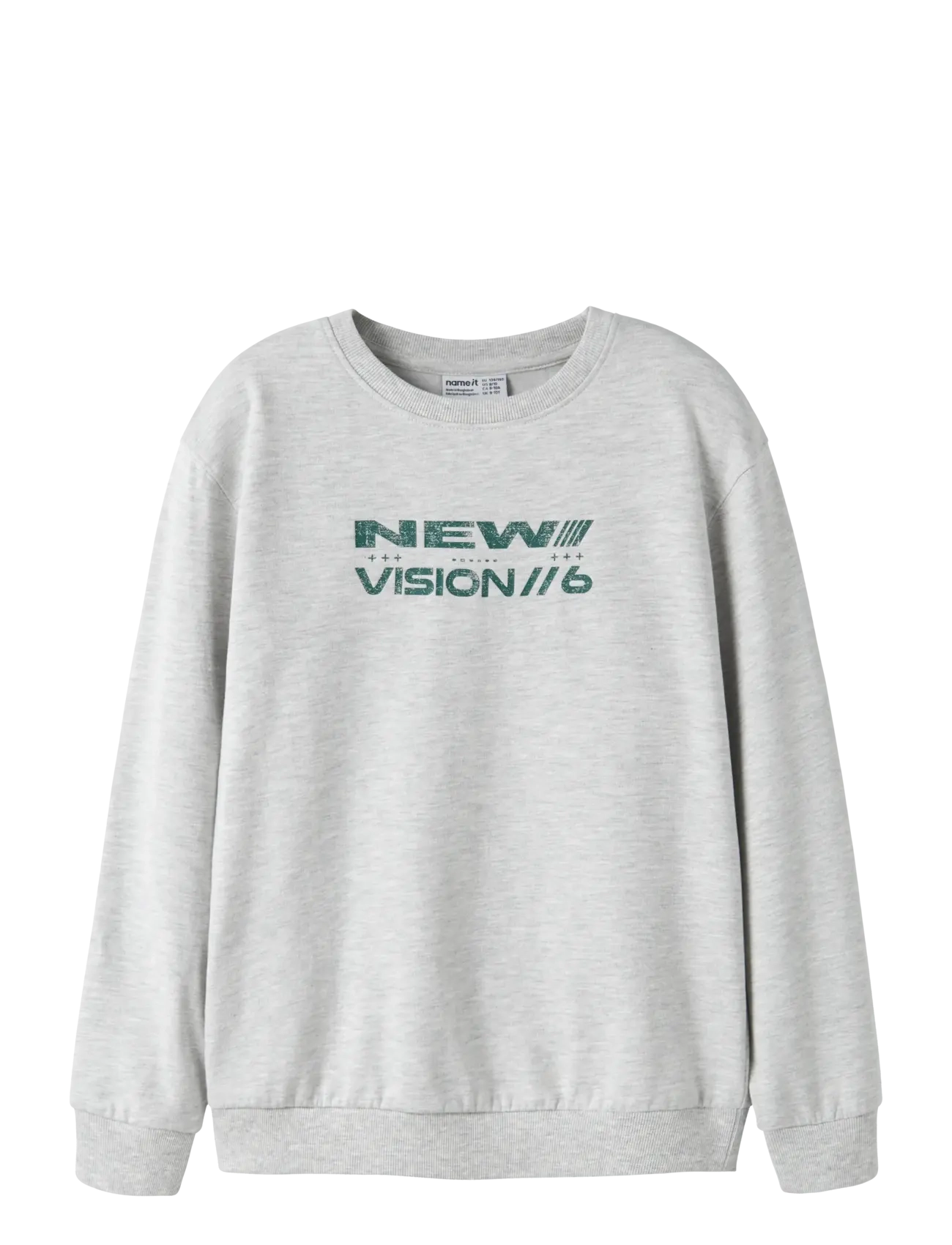 name it NKMLAZARUS LS NREG SWEAT BRU BOX - Sweatshirts & Kapuzenpullover - LIGHT GREY MELANGE / grey