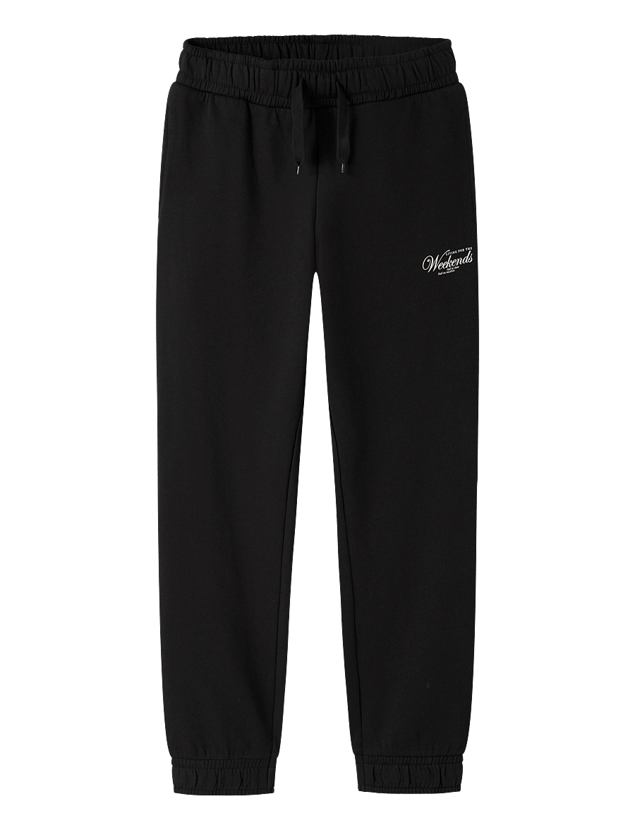 name it - NKMLELAND RLX SWEAT PANT BRU BOX - black - 0