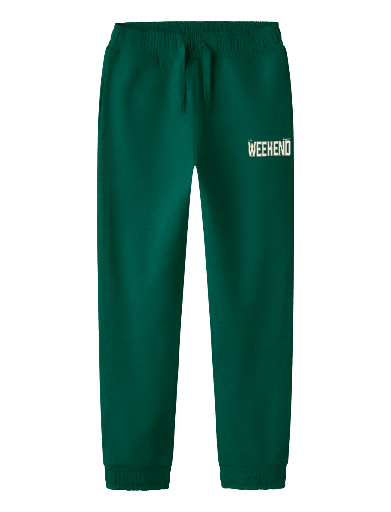 name it NKMLELAND RLX SWEAT PANT BRU BOX - Back to school - EVERGREEN / green