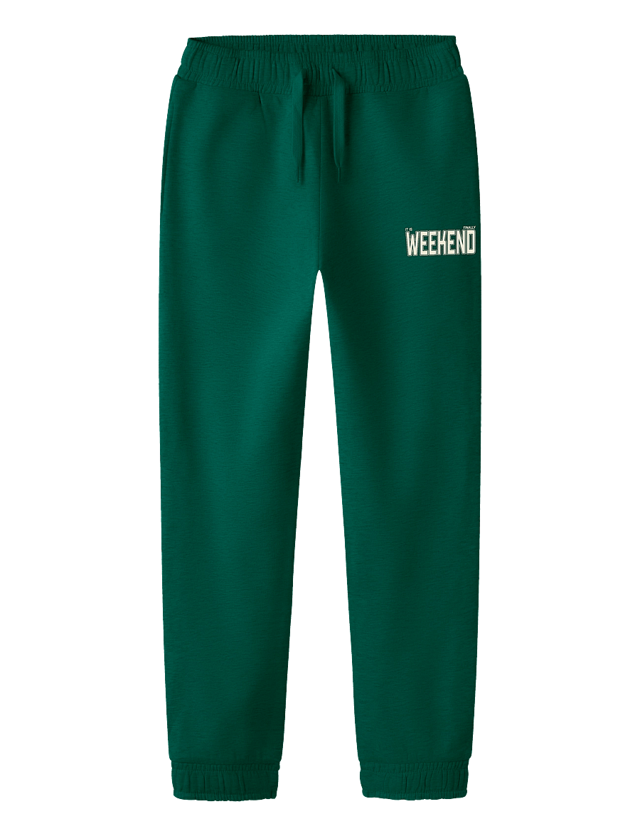 name it - NKMLELAND RLX SWEAT PANT BRU BOX - sweatpants - evergreen - 0