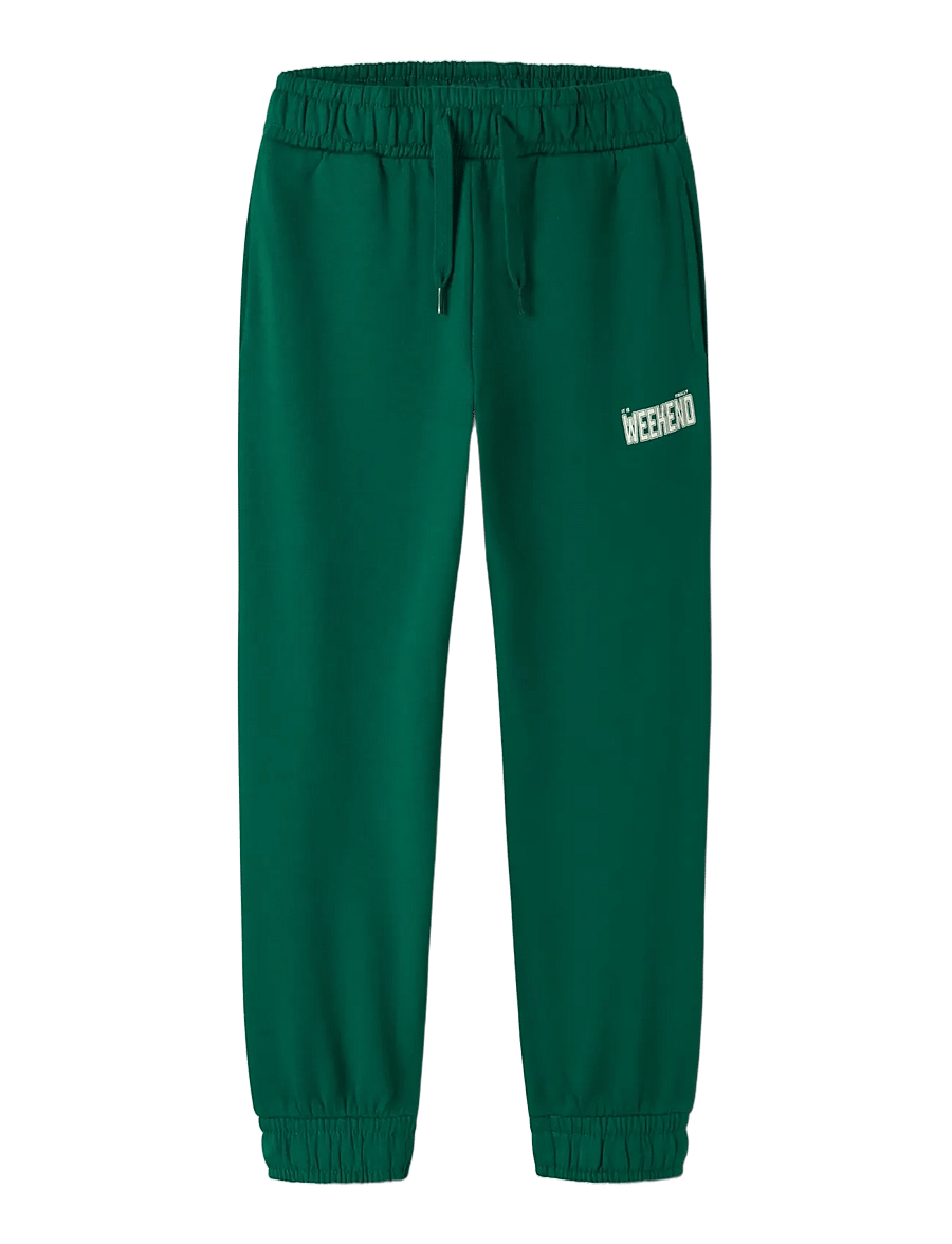 name it - NKMLELAND RLX SWEAT PANT BRU BOX - mjukisbyxor - evergreen - 2
