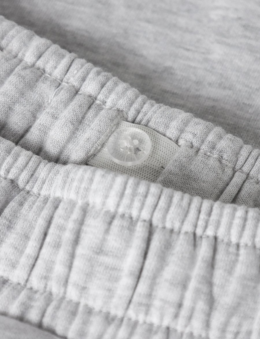 name it - NKMLELAND RLX SWEAT PANT BRU BOX - mjukisbyxor - light grey melange - 4
