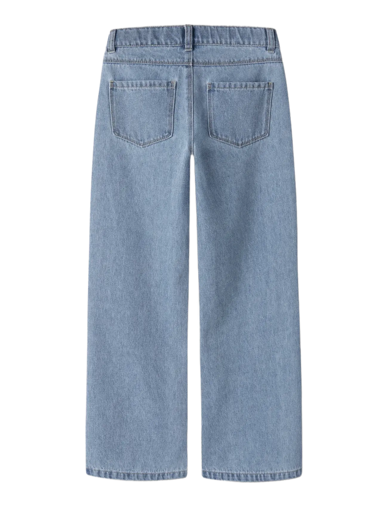 name it - NKF STITCH WIDE JEANS 4999-ZA LNOOS WDI - hosen mit weitem bein - light blue denim - 1