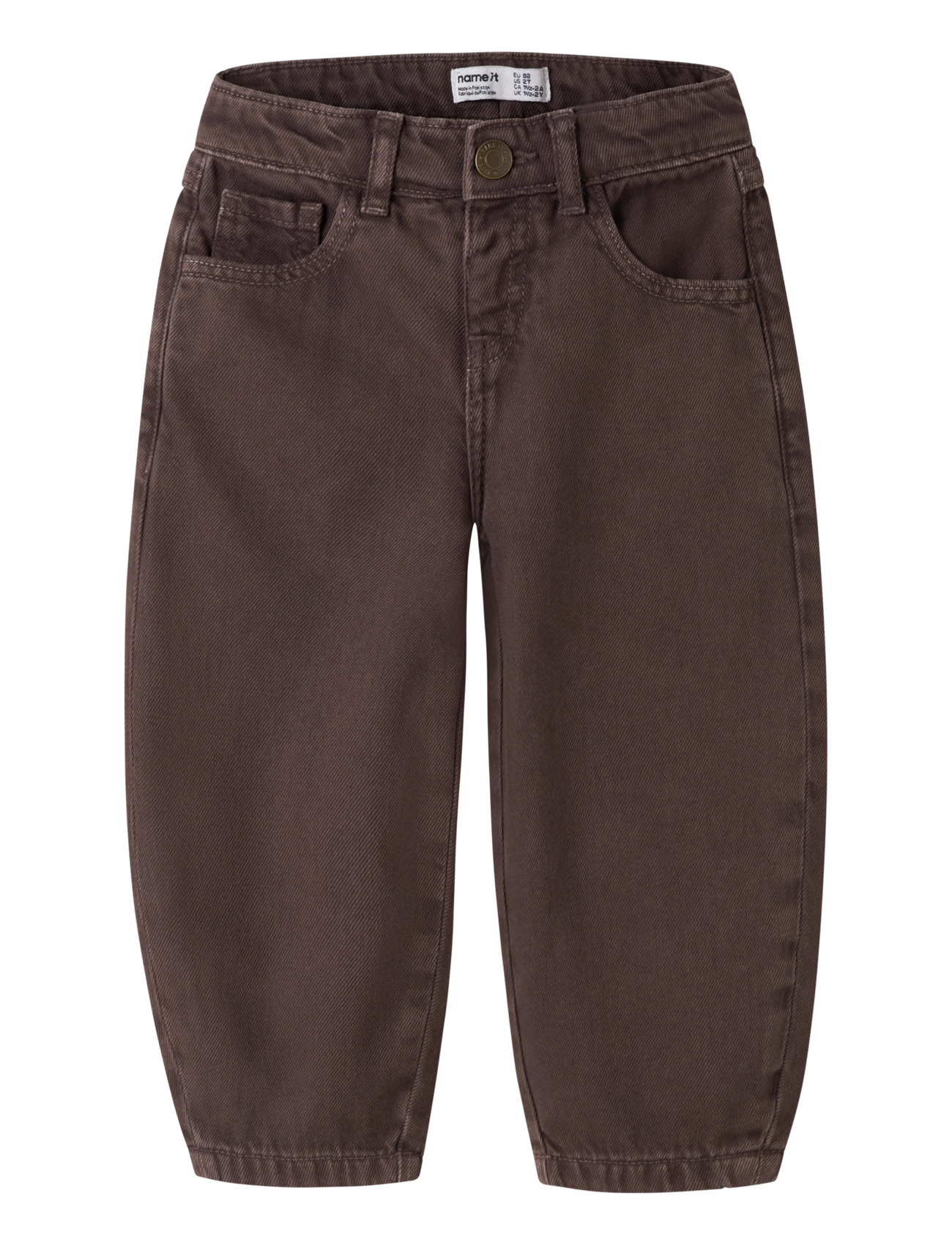 name it NMFBELLA BARREL DNM JEANS 4689-BE NOOS - Jeans - CHOCOLATE PLUM / brown