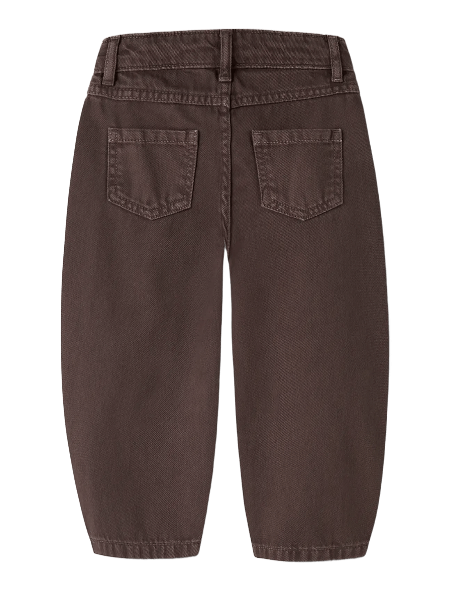 name it - NMFBELLA BARREL DNM JEANS 4689-BE NOOS - loose jeans - chocolate plum - 1