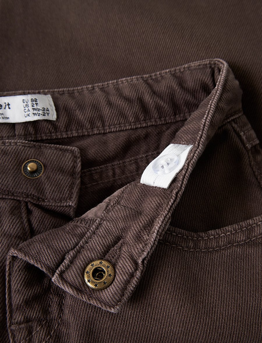 name it - NMFBELLA BARREL DNM JEANS 4689-BE NOOS - loose jeans - chocolate plum - 2