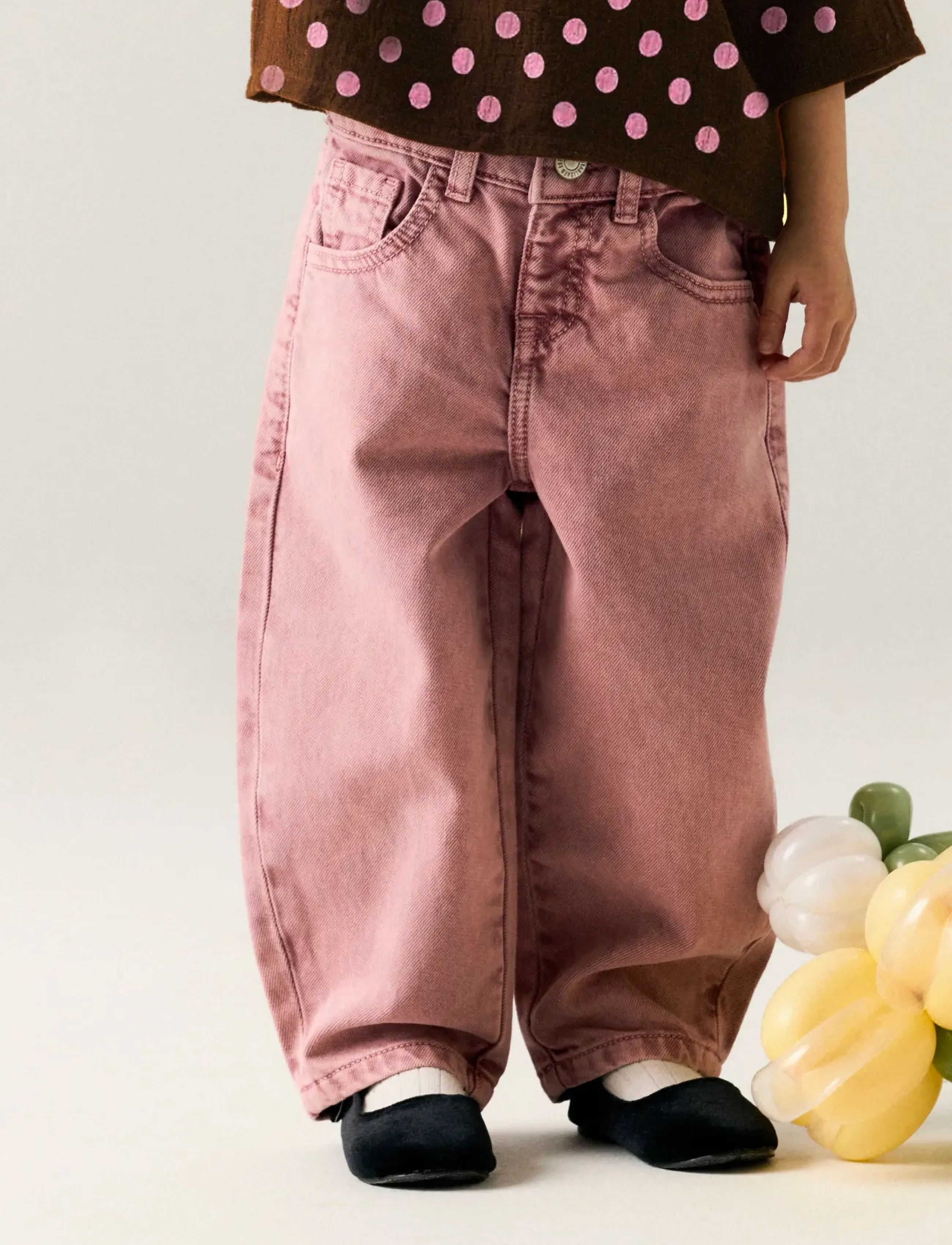 name it - NMFBELLA BARREL DNM JEANS 4689-BE NOOS - loose jeans - wild ginger - 0