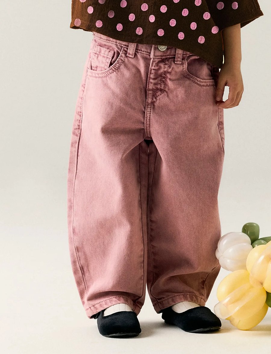 name it - NMFBELLA BARREL DNM JEANS 4689-BE NOOS - loose jeans - wild ginger - 0