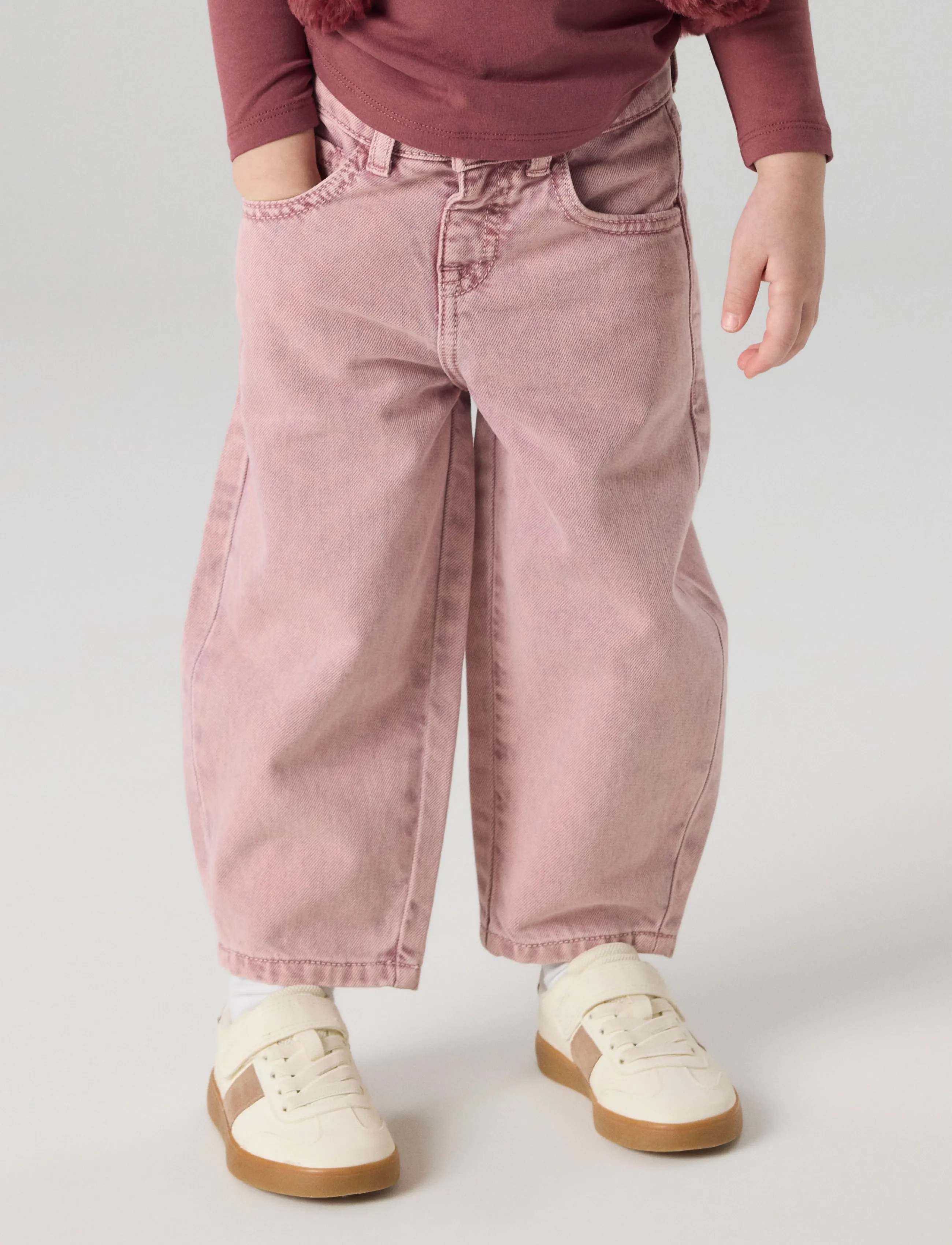 name it - NMFBELLA BARREL DNM JEANS 4689-BE NOOS - loose jeans - wild ginger - 2