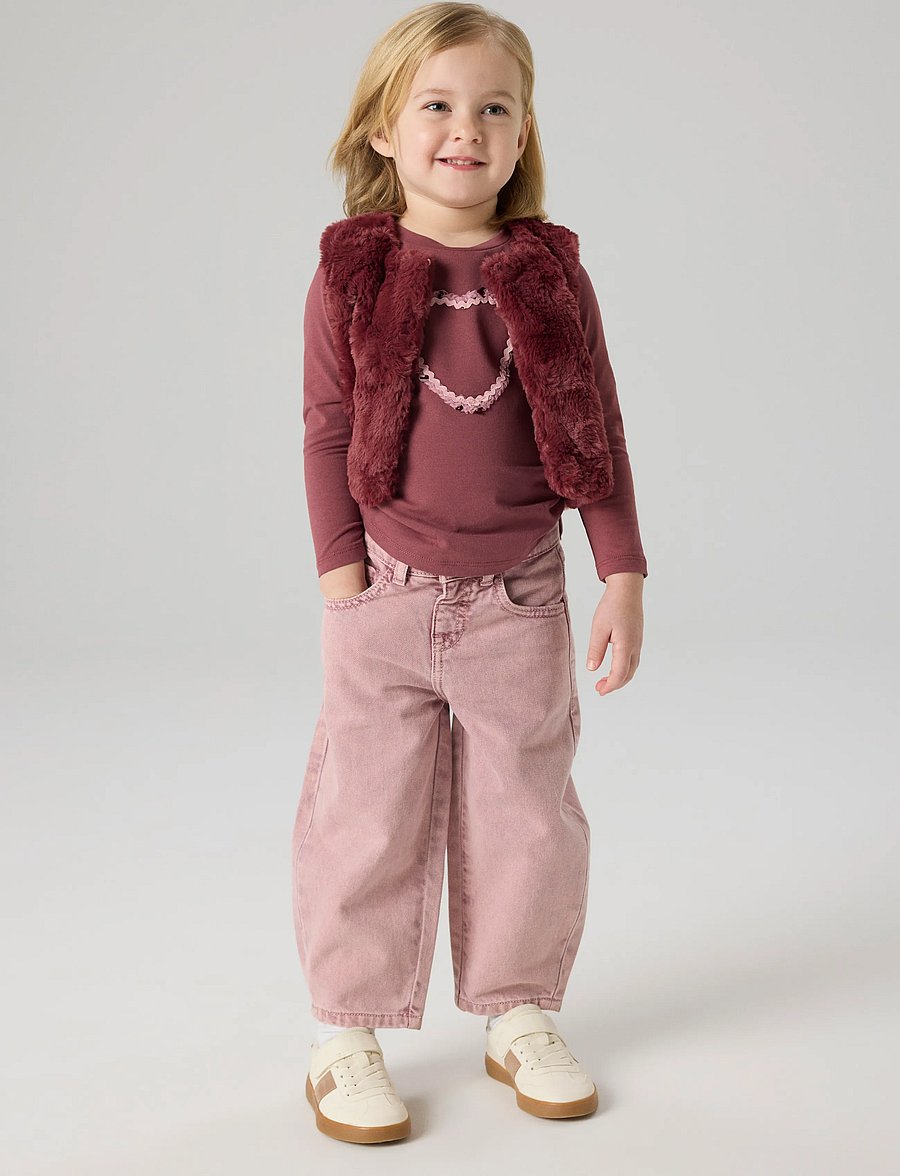 name it - NMFBELLA BARREL DNM JEANS 4689-BE NOOS - loose jeans - wild ginger - 3