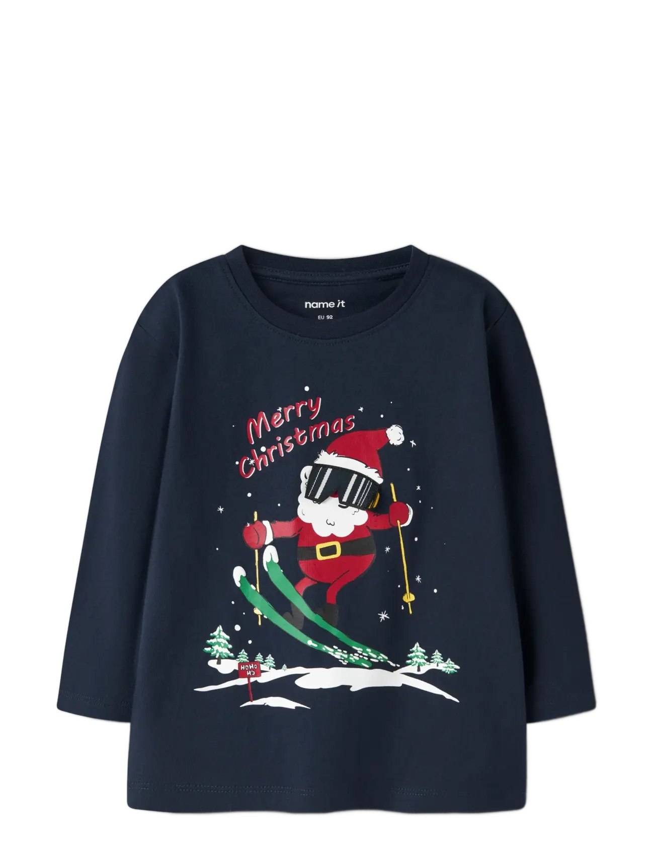 name it - NMMRISPUS LS NREG TOP - langärmelig - navy blazer - 2