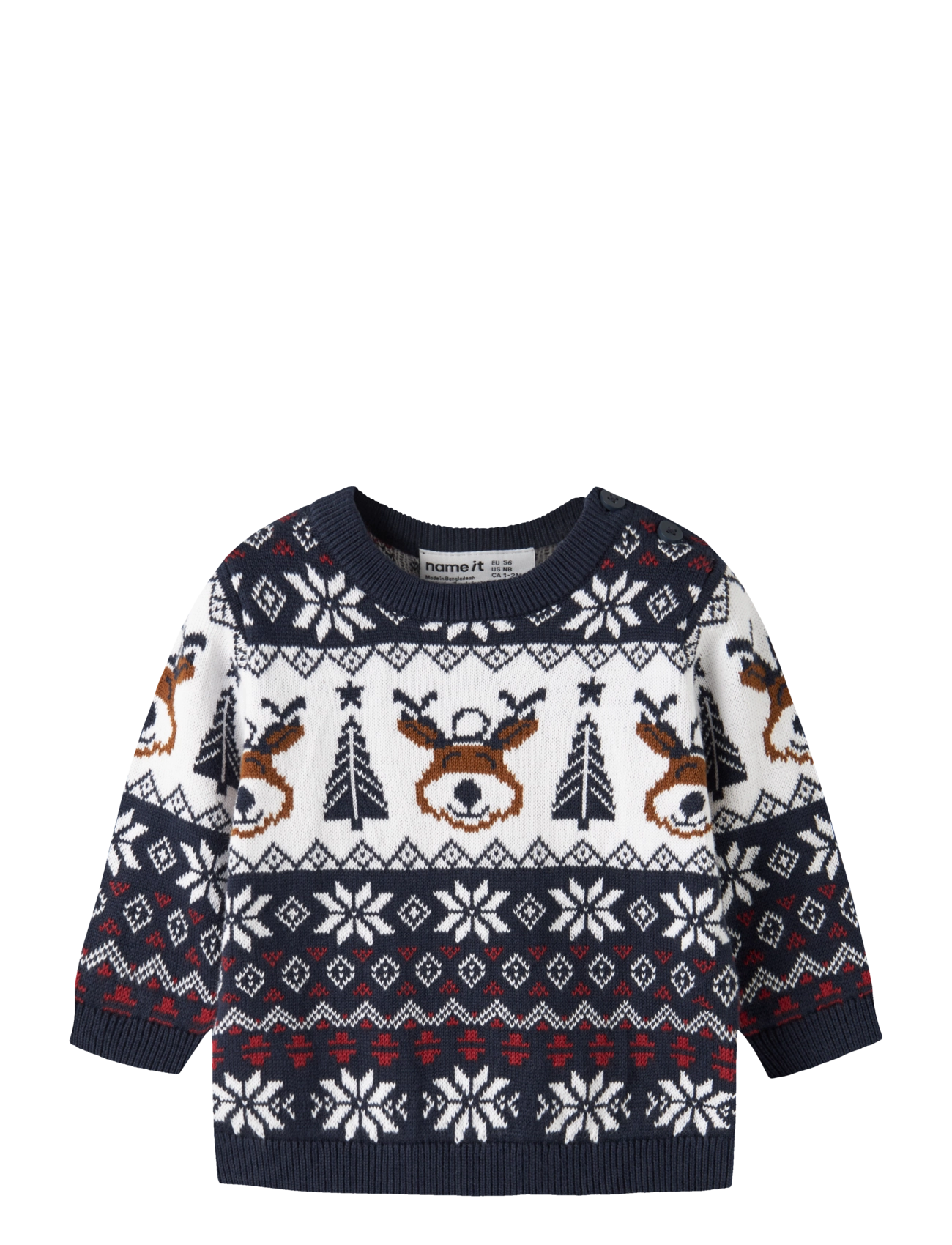 name it NBNRISMAS LS KNIT - Pullover - NAVY BLAZER / navy