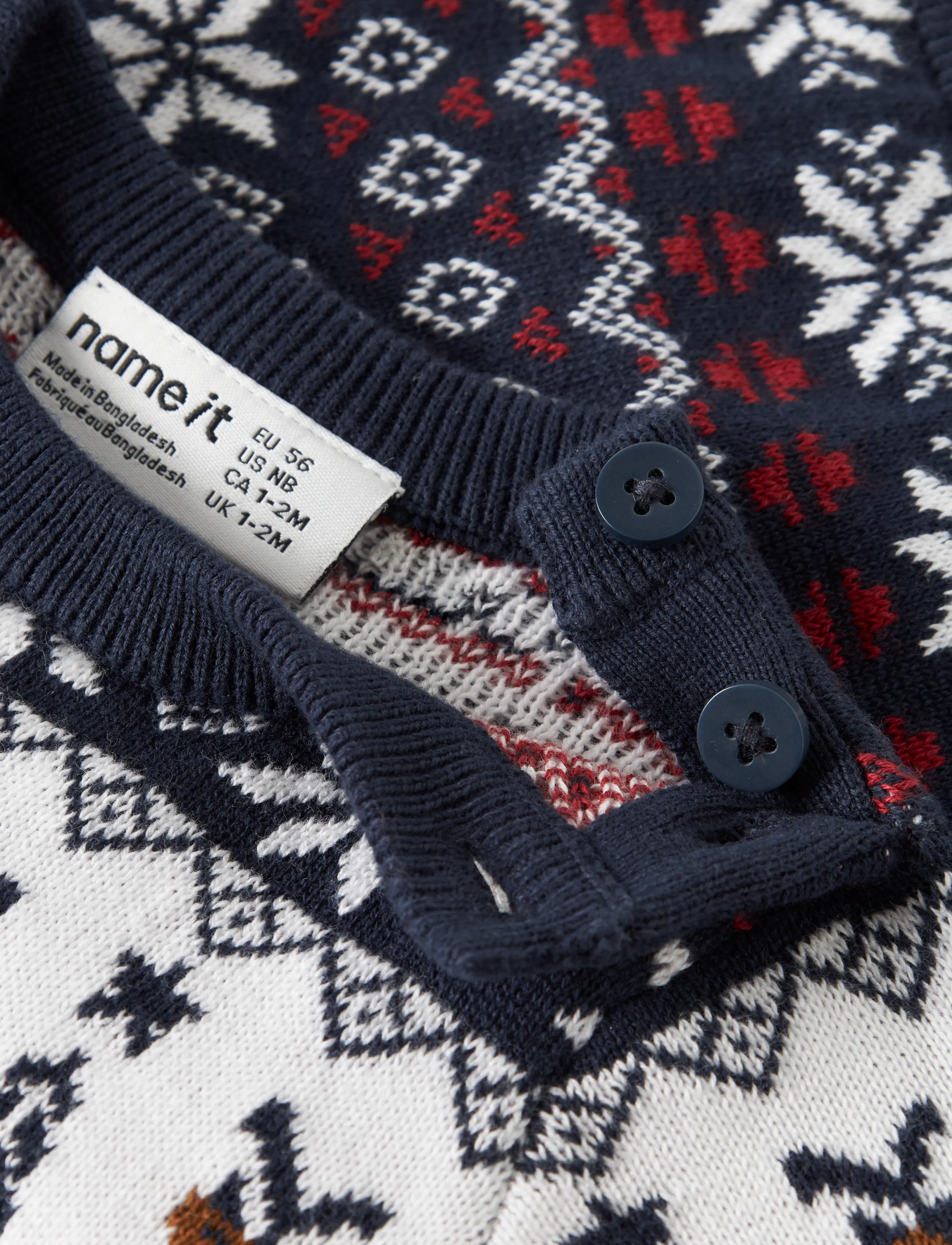 name it - NBNRISMAS LS KNIT - navy blazer - 2