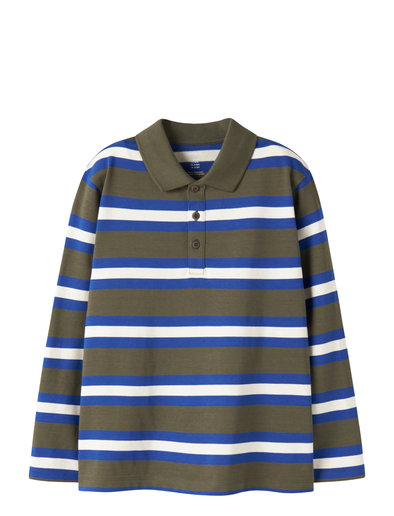 name it NKMNAFTALI LS NREG POLO BOX - Poloshirts - OLIVE NIGHT / khaki/green