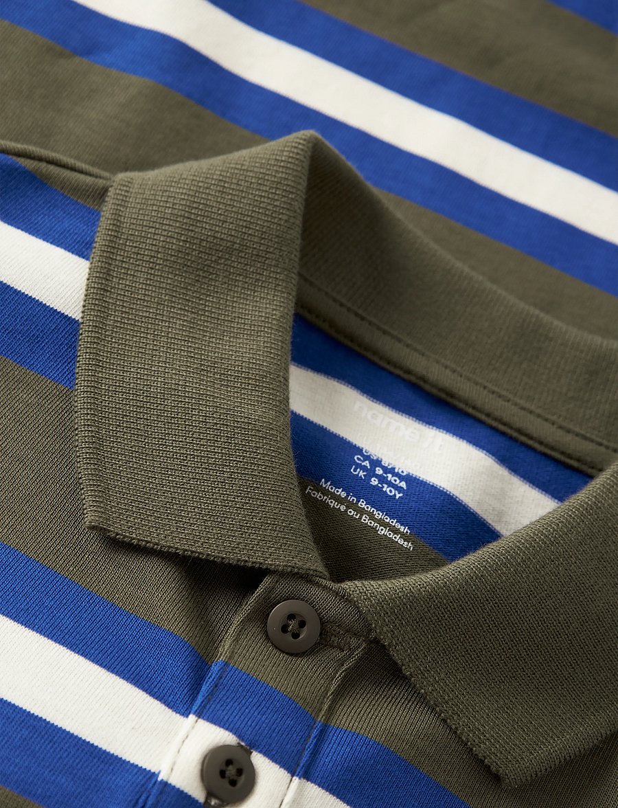 name it - NKMNAFTALI LS NREG POLO BOX - langärmelig poloshirt - olive night - 5