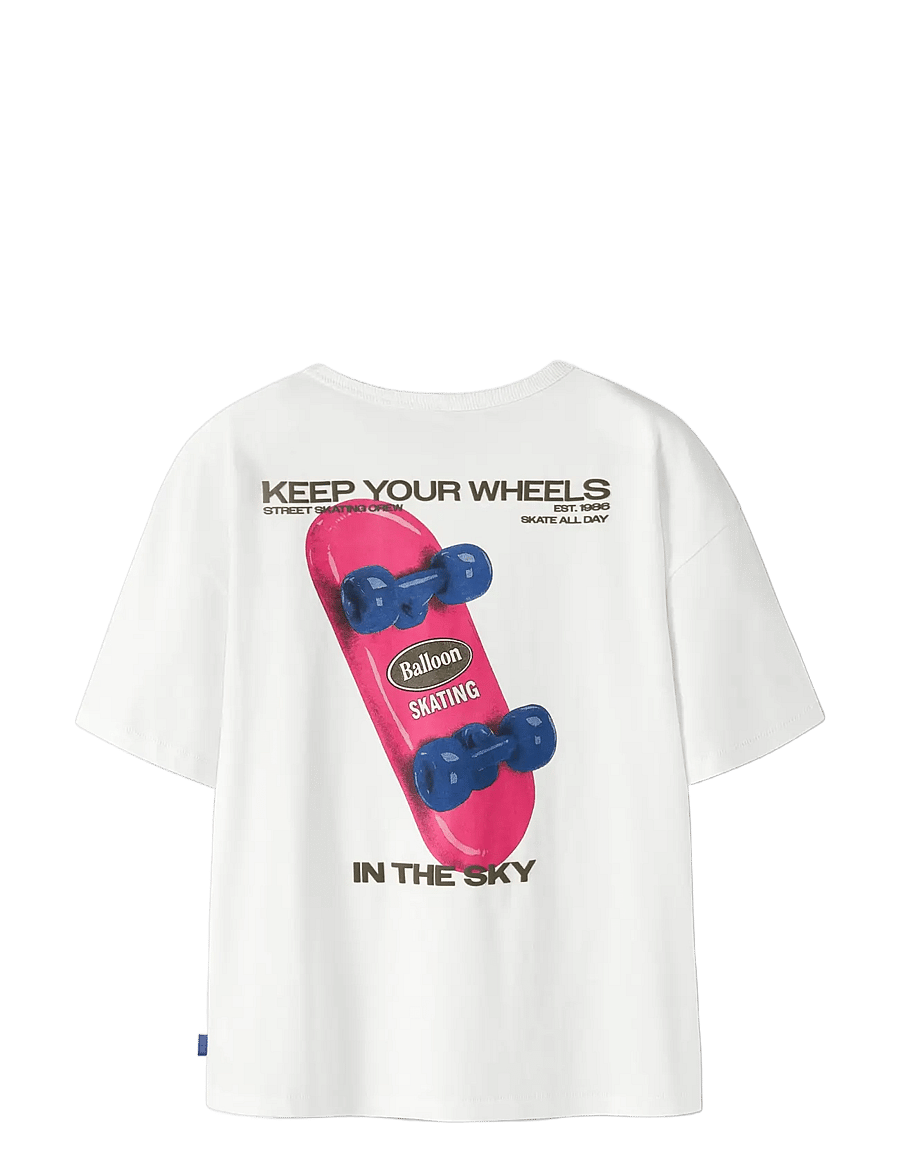 name it - NKMNICO SS RLX TOP BOX - kortærmede t-shirts - cloud dancer - 2